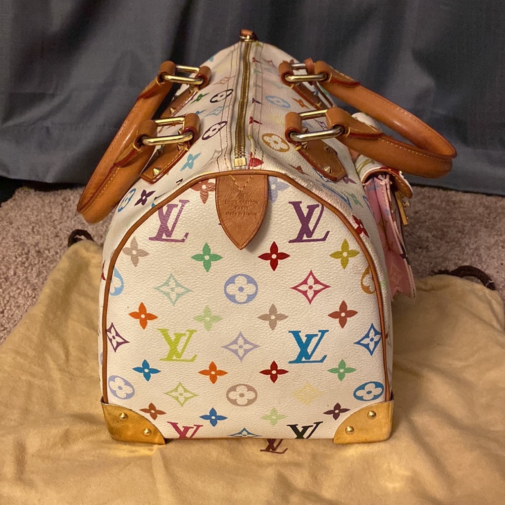 Louis Vuitton Speedy Monogram Multicolor 30 Dust Bag Key - Picture 9 of 16